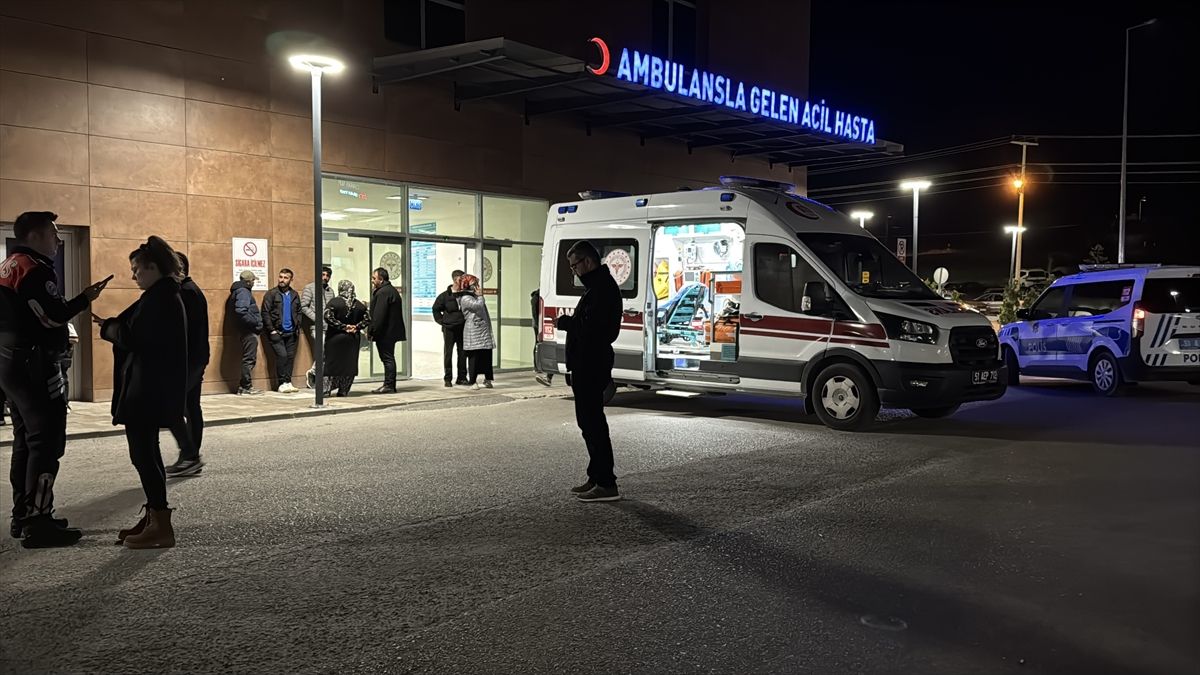 Niğde'de çıkan silahlı kavgada 1 kişi yaralandı