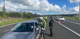 Ulaş'ta bayram öncesi trafik denetimleri artırıldı