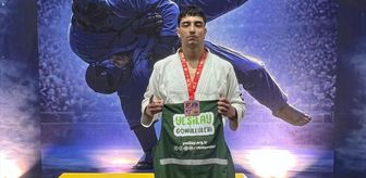 Yeşilayspor Kulübünün milli sporcusu Ahmet Tombul'un ju jitsudaki üçüncülüğü gururlandırdı