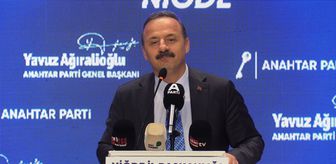 Anahtar Parti Genel Başkanı Ağıralioğlu, Niğde'de 'Halk Buluşması' programına katıldı