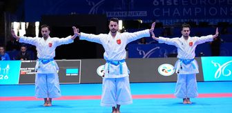 Avrupa Karate Şampiyonası'nda millilerden gümüş madalya