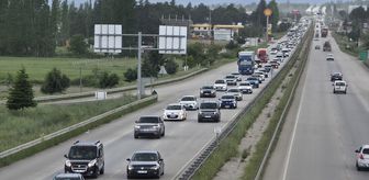Bayram trafiğinin yoğun güzergahı İstanbul-Samsun kara yolunda önlemler artırıldı