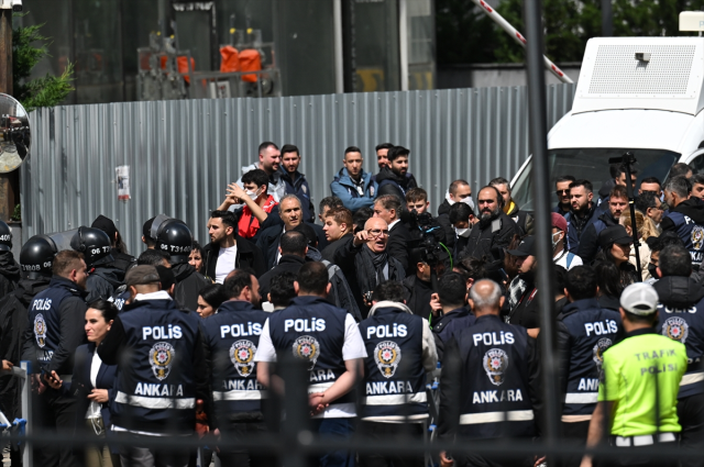 Police intervention at CHP headquarters