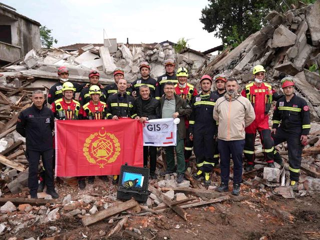 Düzce İtfaiyesi'ne Fransa'dan arama kurtarma desteği