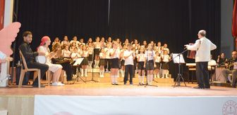 Gelibolu'da ilkokul öğrencilerinin kurduğu koro konser verdi