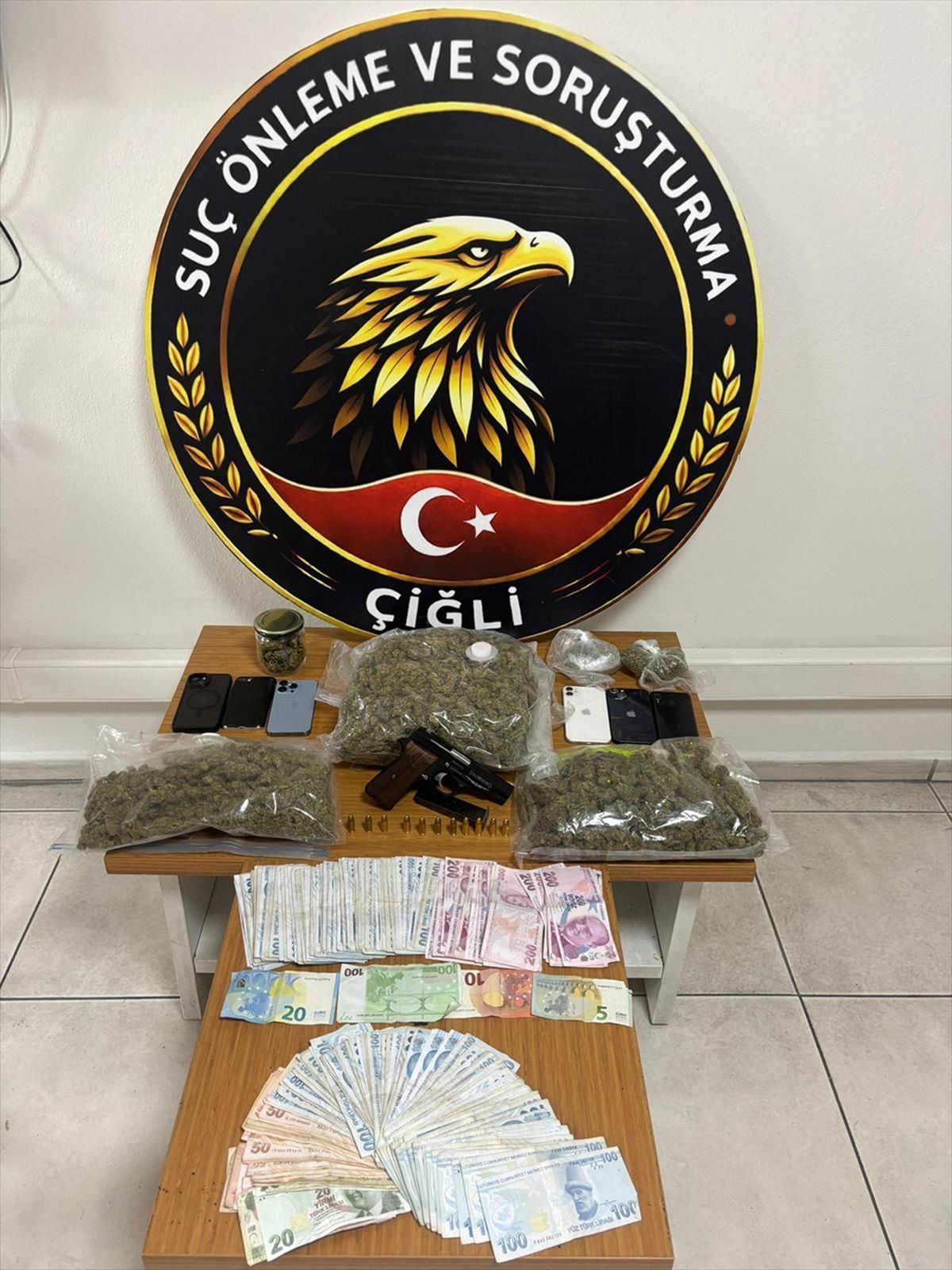 İzmir'de uyuşturucu operasyonunda 6 zanlı yakalandı