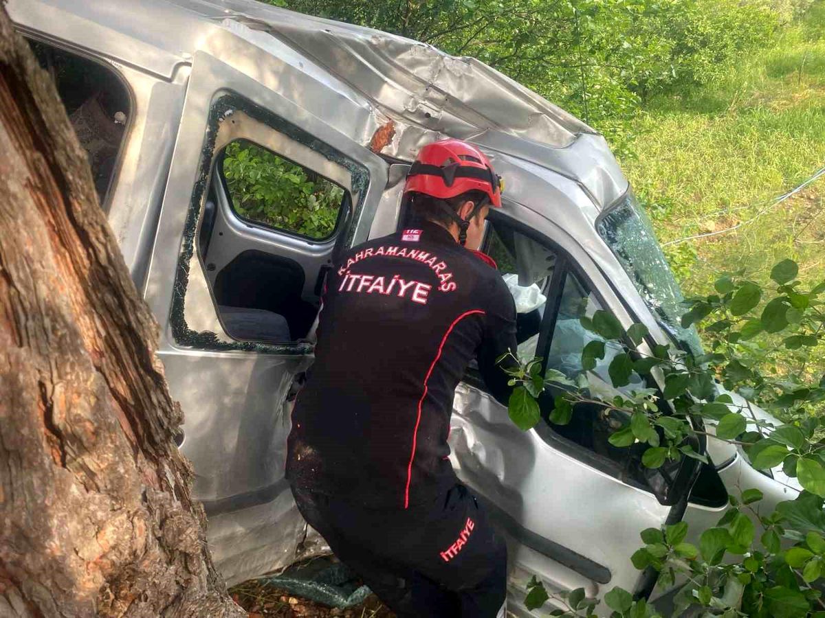 Kahramanmaraş'ta trafik kazası: 1'i ağır 4 yaralı