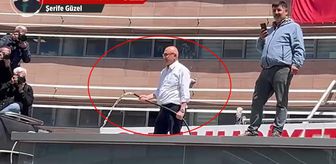 Mahmut Tanal elinde hortumla çatıya çıktı: Açın suyu