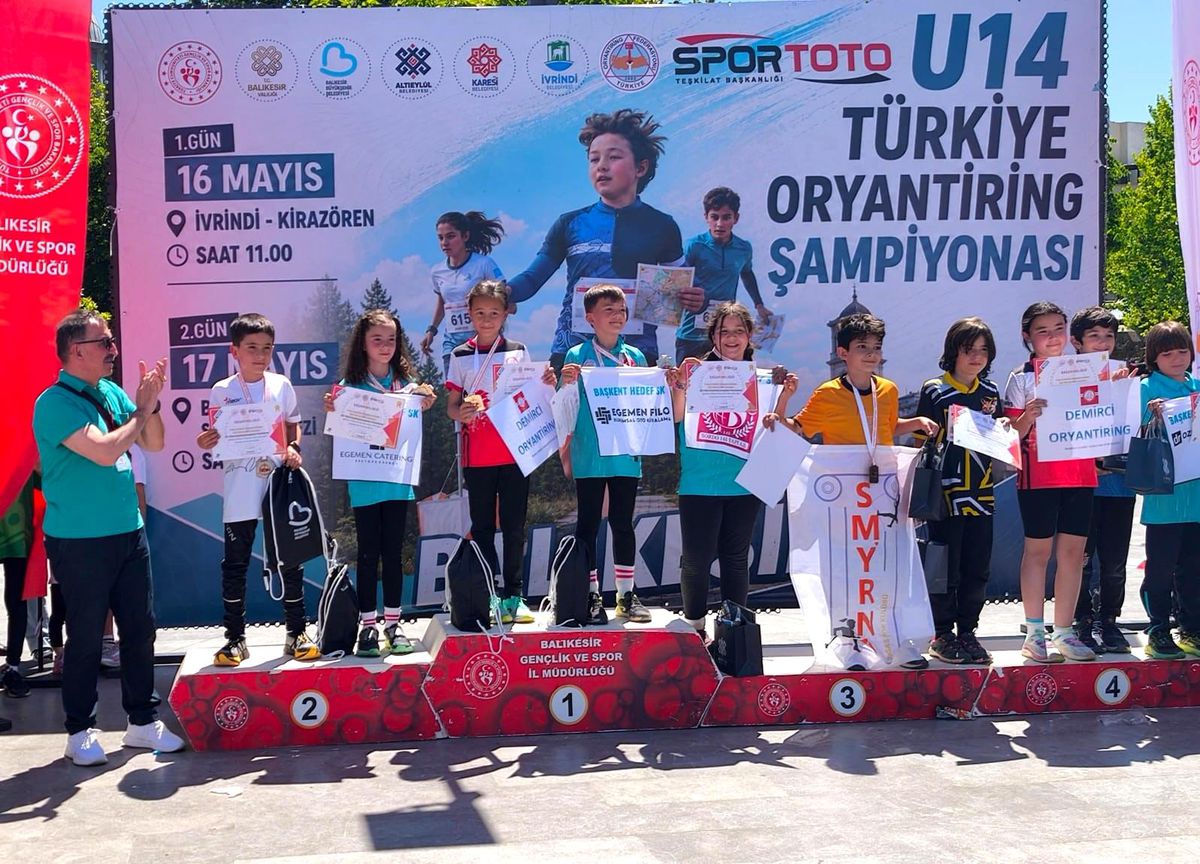Manisalı oryantiring sporcularından Türkiye Şampiyonasında büyük başarı