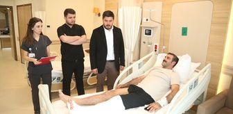 Mühendisin tohum makinesine kaptırdığı bacağı, mikrocerrahiyle kesilmekten kurtarıldı
