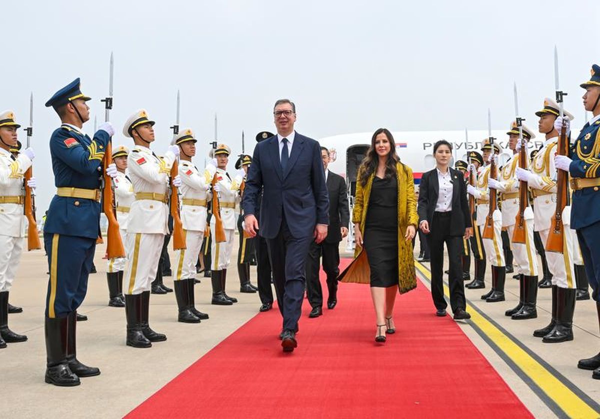 Sırbistan Cumhurbaşkanı Aleksandar Vucic, Çin'de