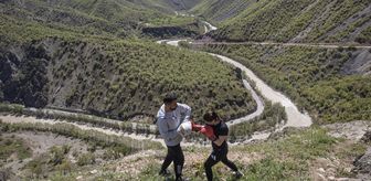 Tunceli'nin doğa harikası Munzur Vadisi kick boksçulara antrenman sahası oldu