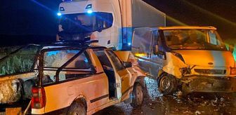 Yozgat'ta minibüsle pikabın çarpıştığı kazada 1 kişi öldü, 2 kişi yaralandı