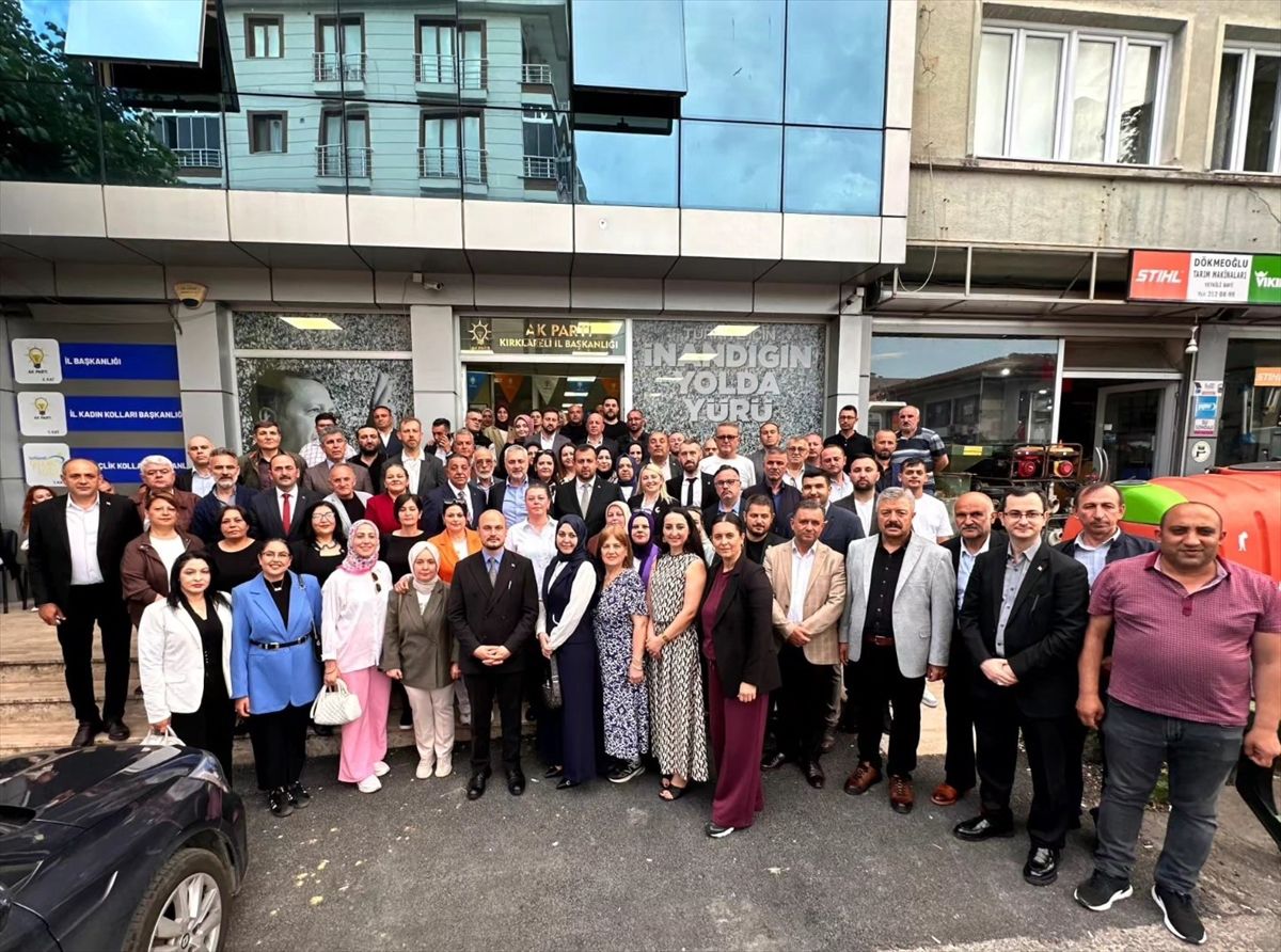 AK Parti Kırklareli İl Başkanlığı'nda Bayramlaşma Töreni