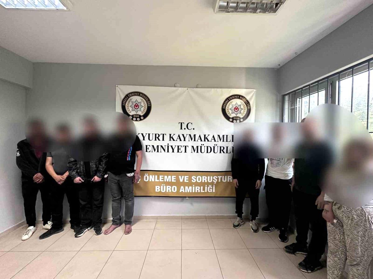Ankara'da narkotik operasyonunda 9 şüpheli gözaltına alındı