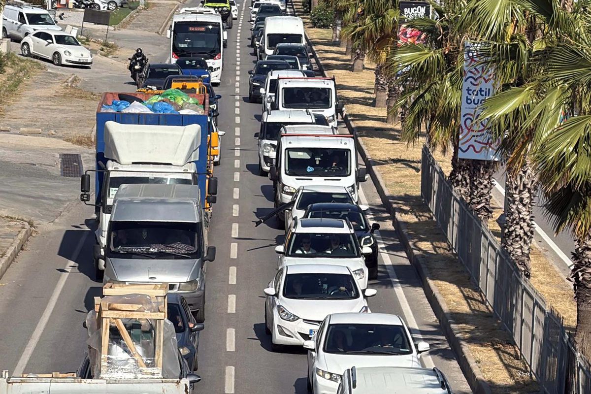 Bodrum'a bayram tatilinin ilk 3 gününde 67 bin araç giriş yaptı