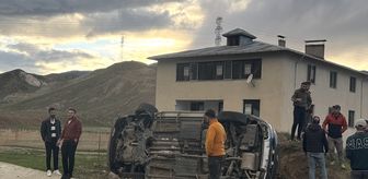Erzurum'da SUV tipi aracın devrildiği kazada 1 kişi yaralandı