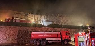 Gaziantep'te mobilya fabrikasında yangın