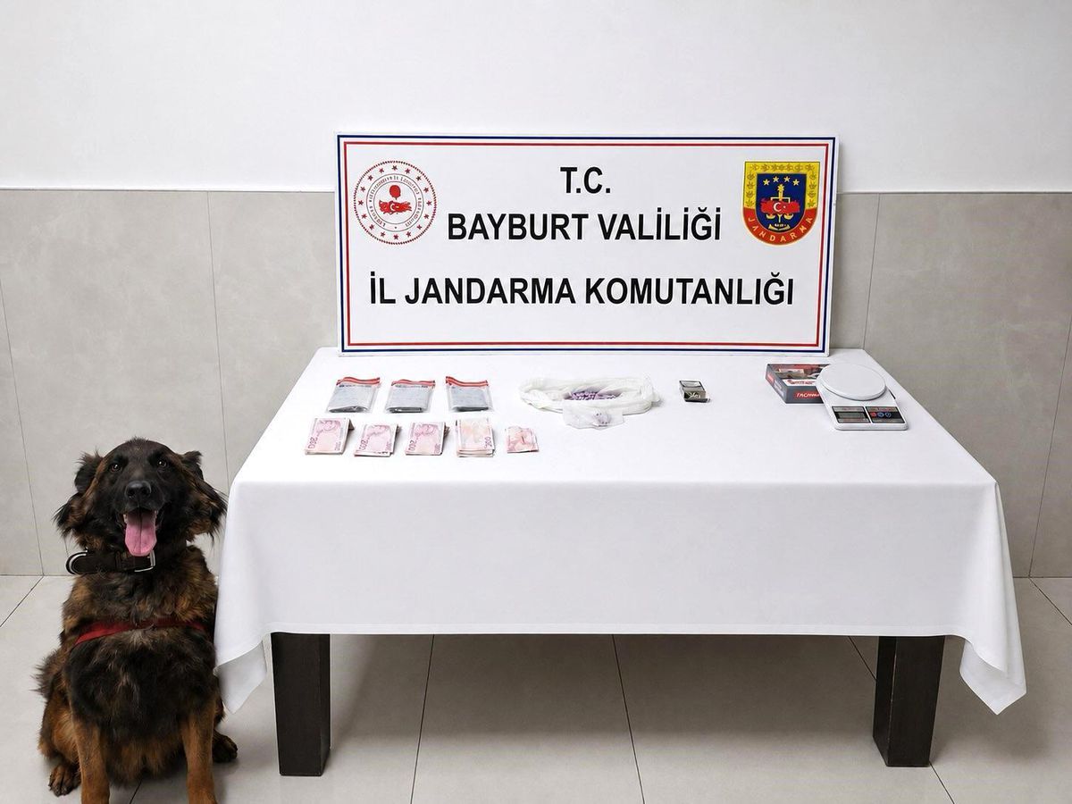 İstanbul'dan Bayburt'a uyuşturucu getiren 3 şüpheli yakalandı