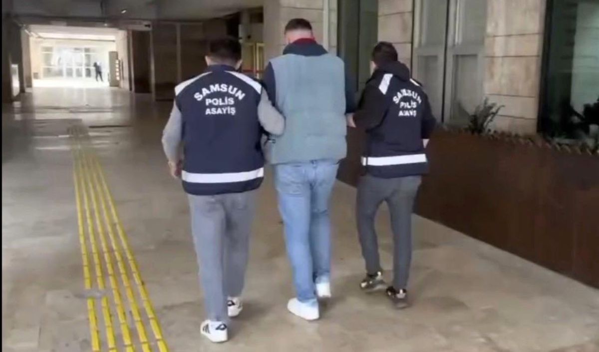 Samsun'da 17 yıl hapis cezalı firari yakalandı
