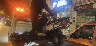 Tokat'ta plakada değişiklik yapan motosiklet sürücüsüne 140 bin lira para cezası verildi