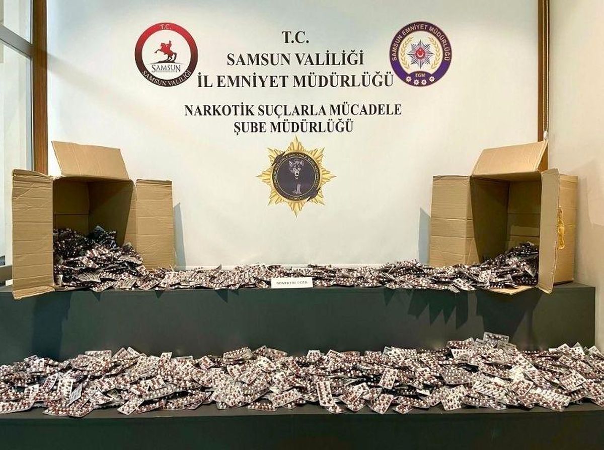 Zehir operasyonu: 24 bin 600 uyuşturucu hap ele geçirildi