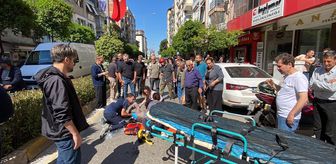 Aydın'da motosikletin yaya geçidinde çarptığı kadın ağır yaralandı