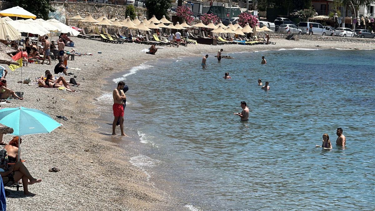 Bodrum'da Kurban Bayramı tatilinde sahillere yoğun ilgi