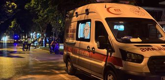 Bursa'da refüje çarpan motokurye öldü
