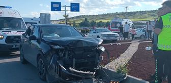 Çorum'da iki otomobilin çarpıştığı kazada 4 kişi yaralandı