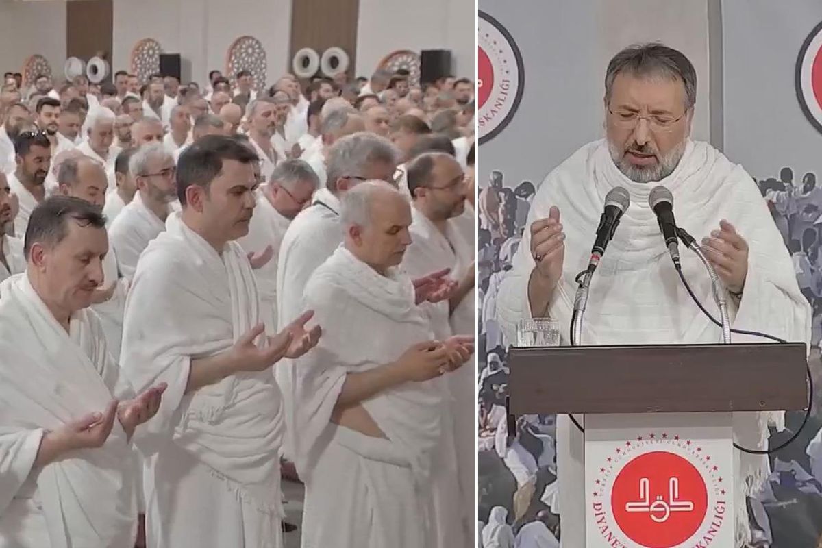 Arafat'ta eller semaya yükseldi! Diyanet İşleri Başkanı Arpaguş'tan vakfe duası