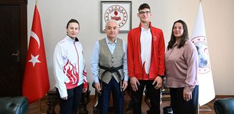 Kırklareli Valisi Turan, başarılı sporcularla bir araya geldi