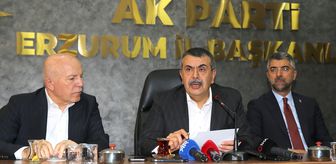 Milli Eğitim Bakanı Tekin, AK Parti Erzurum İl Başkanlığı ziyaretinde konuştu Açıklaması
