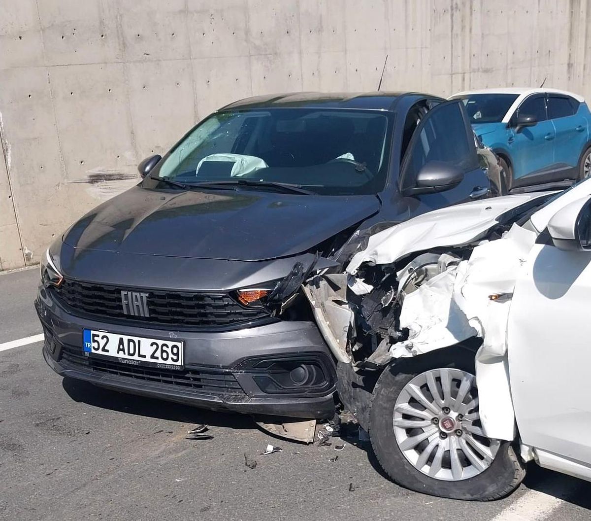 Ordu'da 3 araç çarpıştı: 5 yaralı