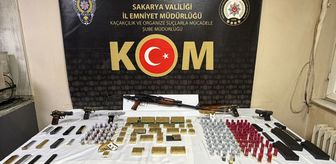 Sakarya'da 7 ruhsatsız tabanca ele geçirilen operasyonda 1 şüpheli tutuklandı