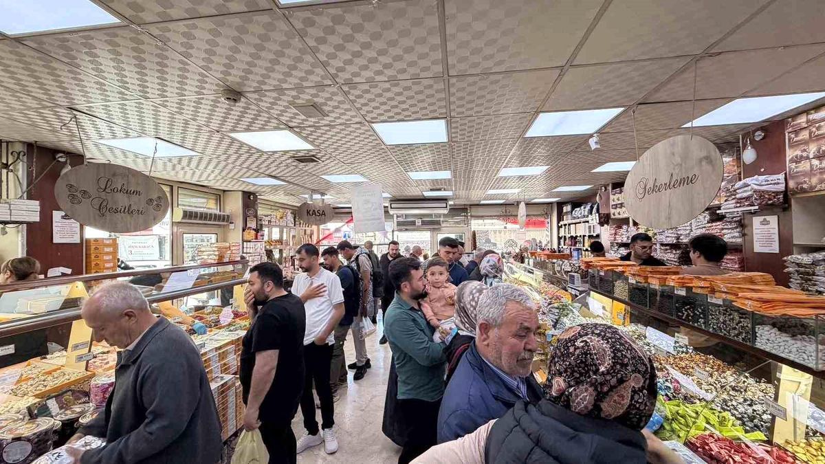Şekercilerde 'bayram' yoğunluğu