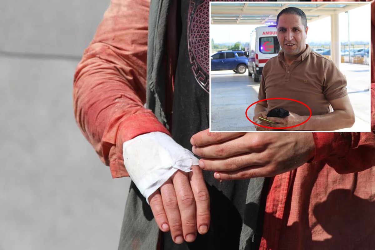 '13 dakikada kurbanı keserim' diyen acemi kasap kendini kesti