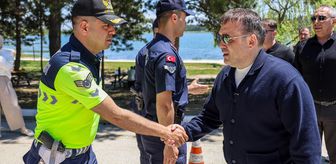Bilecik Valisi Sözer jandarma personeliyle bayramlaştı