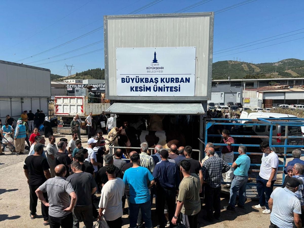 İzmir'de kurban kesim yoğunluğu