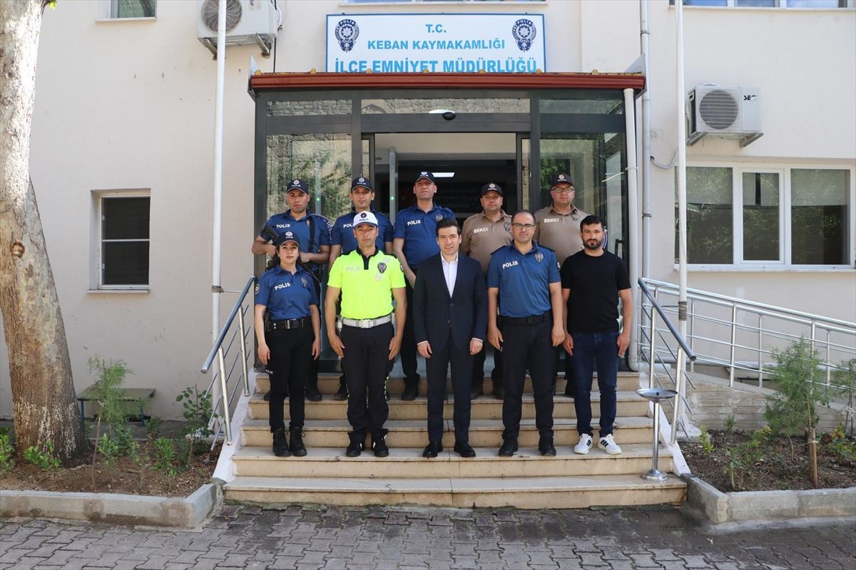 Keban Kaymakam Atalık, bayramda görevli personeli ziyaret etti