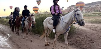 Kurban Bayramı tatilinde Kapadokya'da yerli turist yoğunluğu yaşanıyor