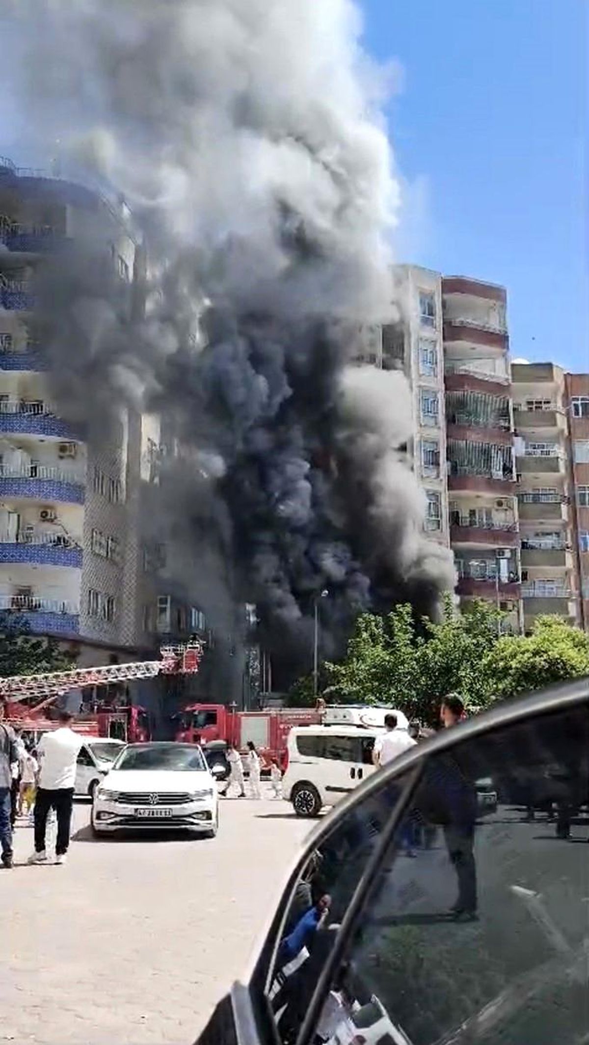Mardin'de iş yerinde çıkan yangın söndürüldü