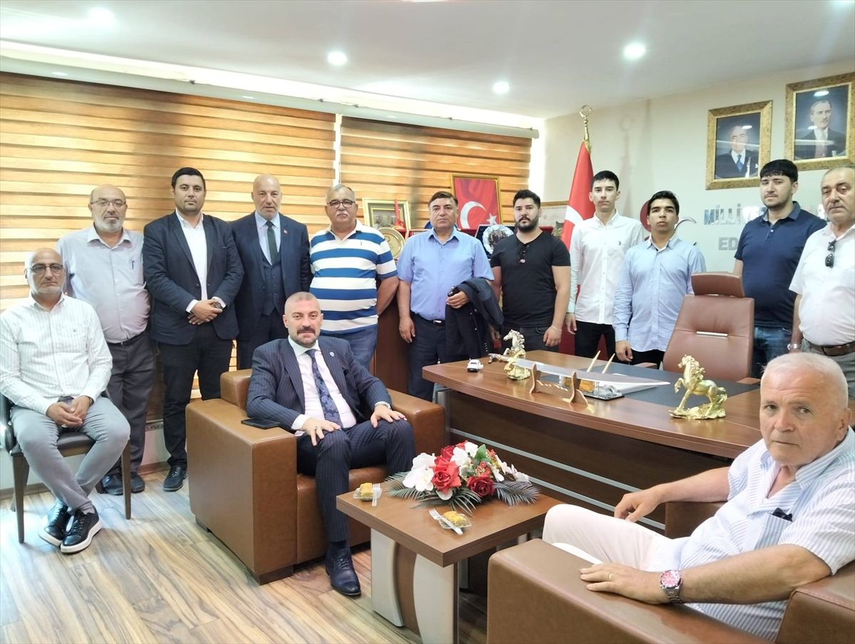 MHP Edirne'de Bayramlaşma Töreni