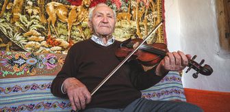 Ömrünü adadığı kemanını 73 yıldır elinden düşürmüyor