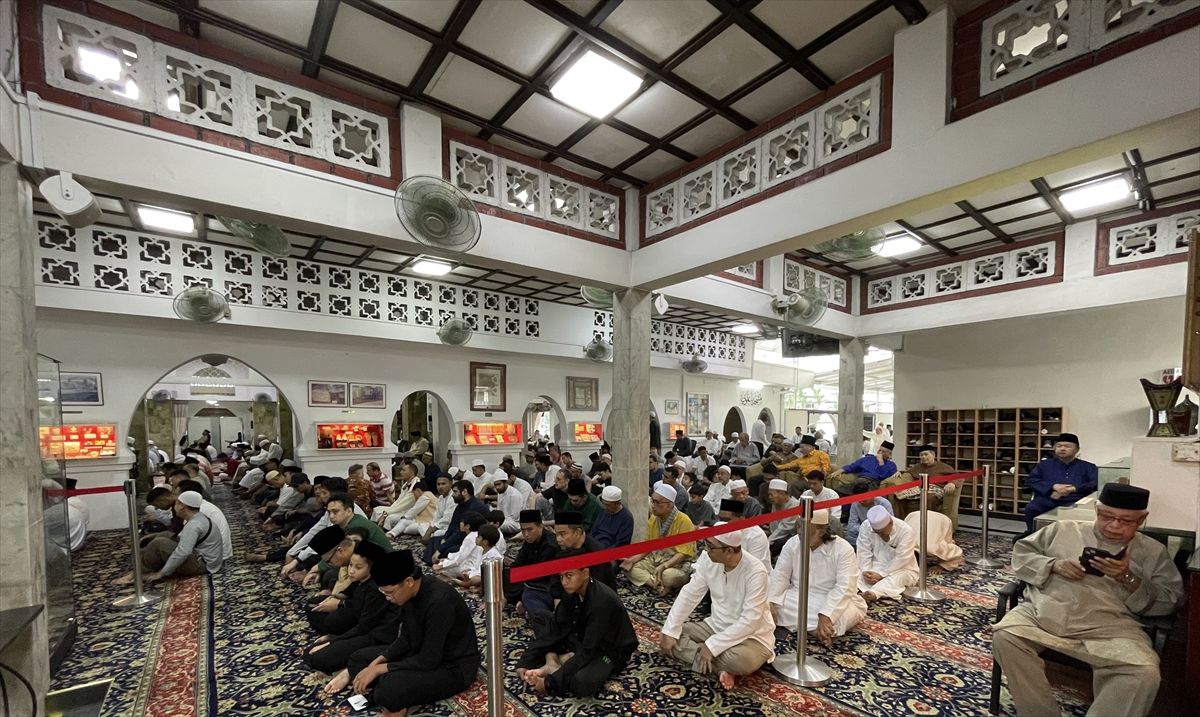 Singapur'da Kurban Bayramı namazı kılındı