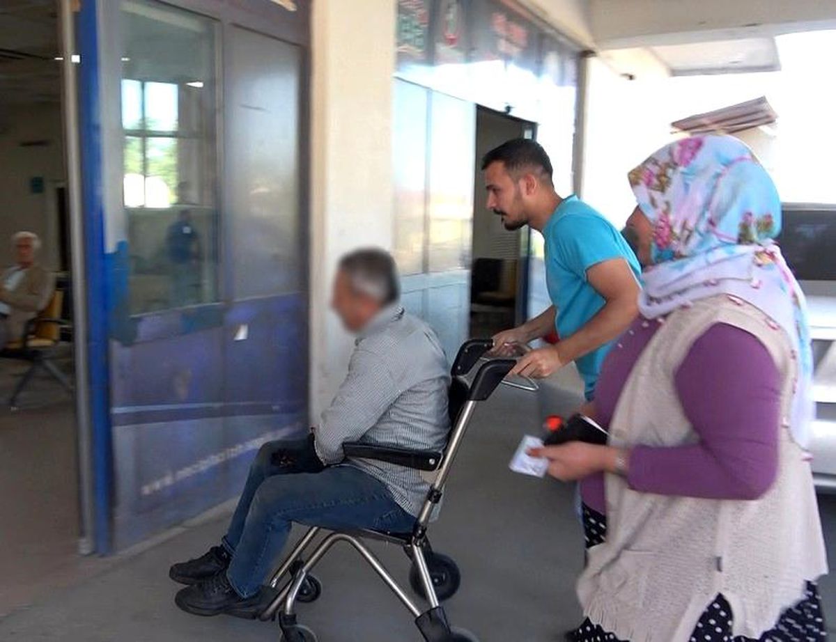 Tosunun darbesiyle yaralanan vatandaşın bacağına 60 dikiş atıldı