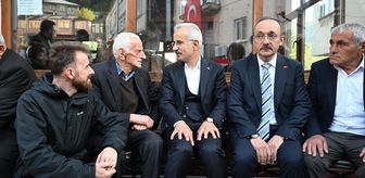 Ulaştırma ve Altyapı Bakanı Uraloğlu, Trabzon'da vatandaşlarla bayramlaştı