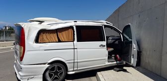 Alanya'da otomobil ile hafif ticari aracın çarpıştığı kazada 1 kişi yaralandı