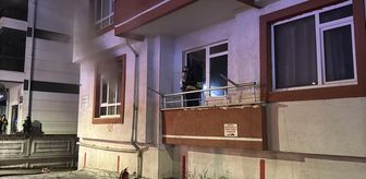 Bolu'da apartman yangını: Kedi kurtarılamadı