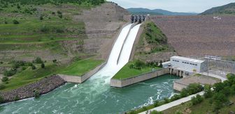 Elazığ'da baraj kapakları 7 yıl sonra açıldı